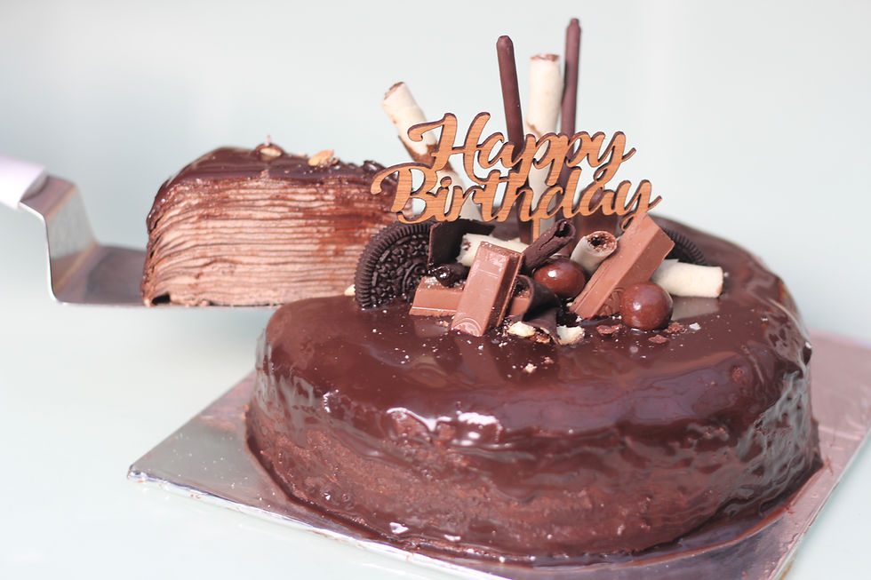 Darkest Chocolate Mille Crepe